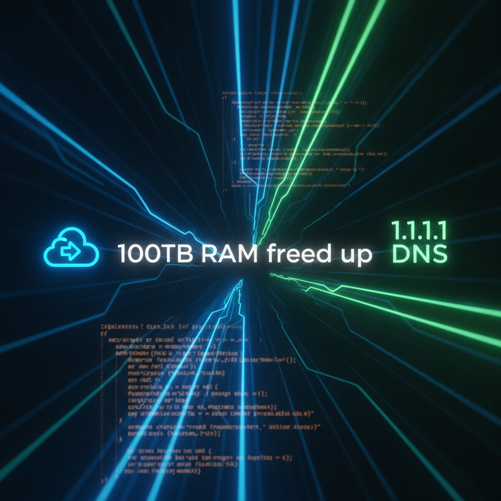 Cloudflare โชว์เทพ! ปลดล็อก RAM 100TB บน DNS 1.1.1.1 ด้วยการปรับโค้ด Rust ไม่ต้องซื้อเซิร์ฟเวอร์เพิ่ม 🚀