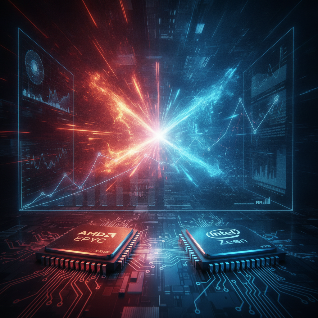 AMD ทุบสถิติใหม่! 🚀 ส่วนแบ่งตลาด CPU ของ Intel ร่วงต่ำสุดในรอบ 31 ปี กลับสู่ยุค 1995
