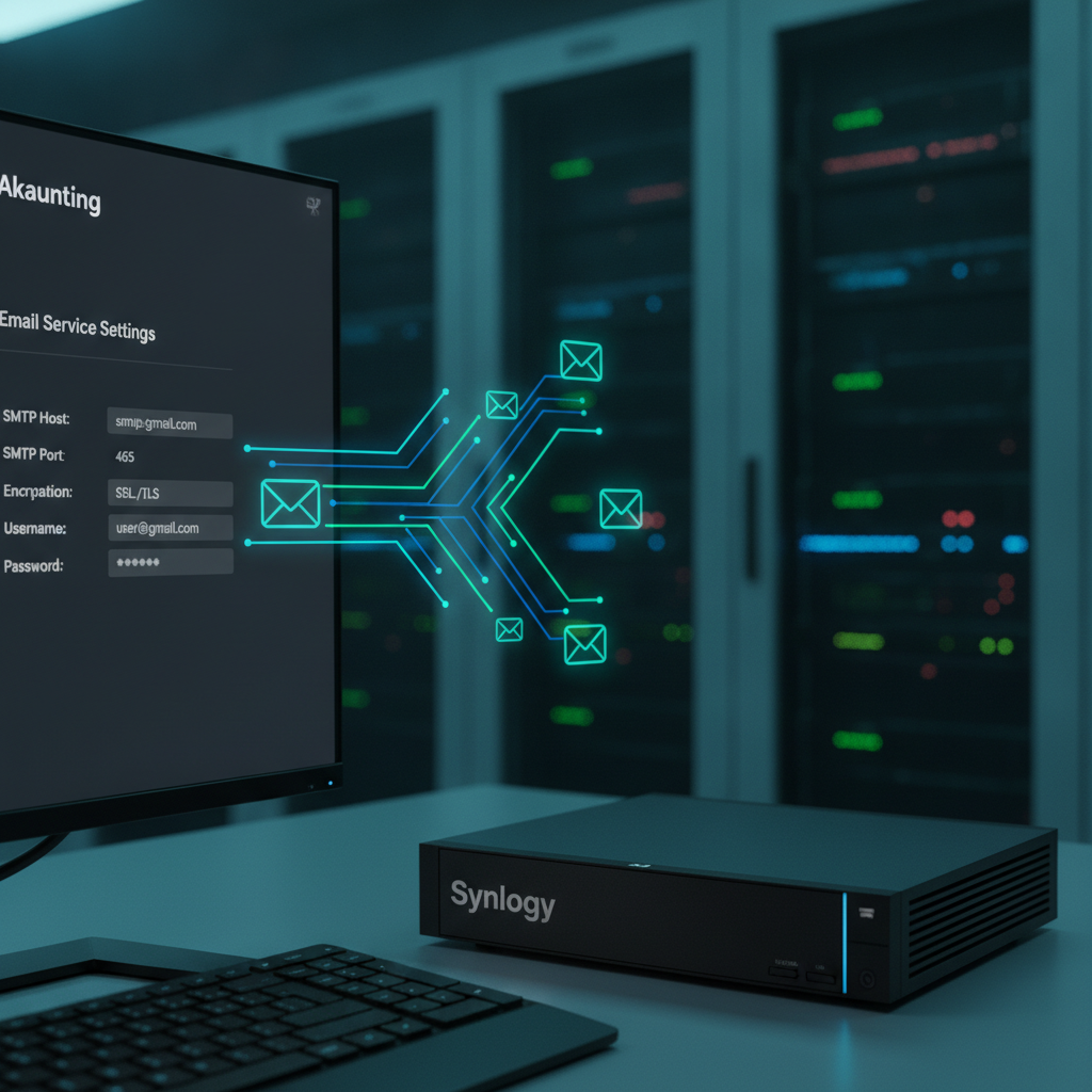 จัดการใบแจ้งหนี้ไม่พลาด! ตั้งค่าอีเมล Akaunting บน Synology NAS ง่าย ๆ ด้วย Gmail 📧