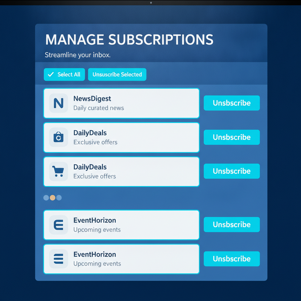 วิธีลบอีเมลขยะใน Gmail แบบยกแผง ด้วยฟีเจอร์ใหม่ Manage Subscriptions