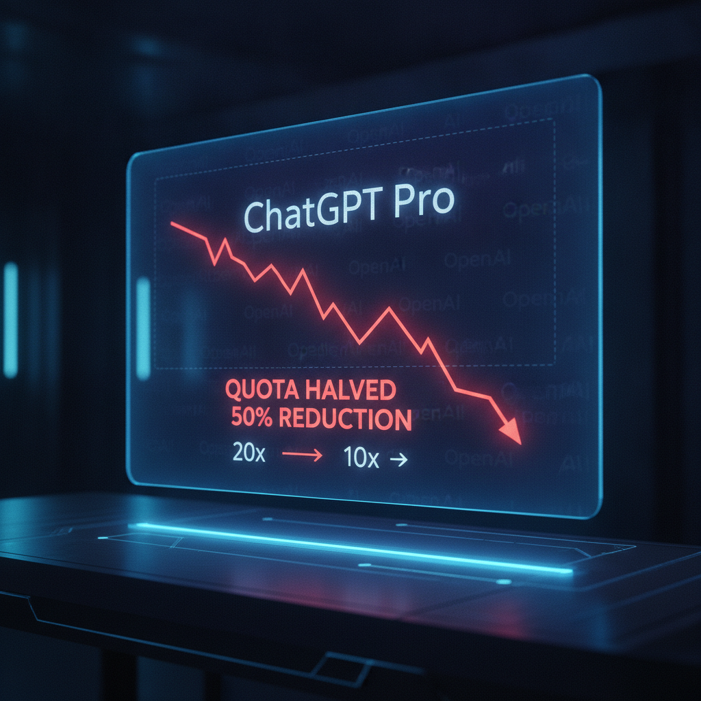 ผู้ใช้ช็อก! OpenAI หั่นสิทธิประโยชน์ ChatGPT Pro 200 ลง 50% จ่ายเท่าเดิมแต่ใช้งานได้น้อยลง 📉