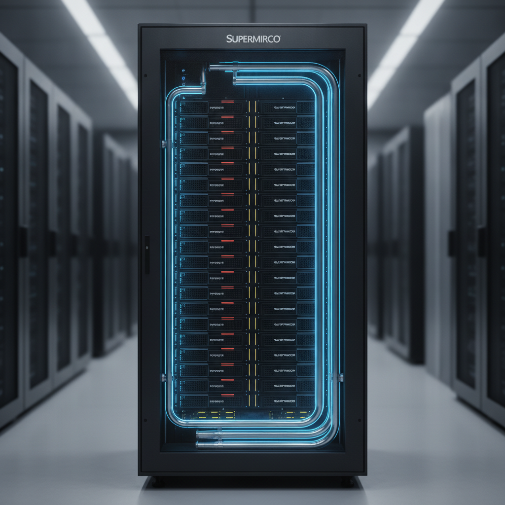 Supermicro เปิดตัว Rack สุดโหด! อัดแน่น 256 NVIDIA Vera CPU, RAM 400TB ระบายความร้อนด้วยของเหลวเต็มระบบ 🚀